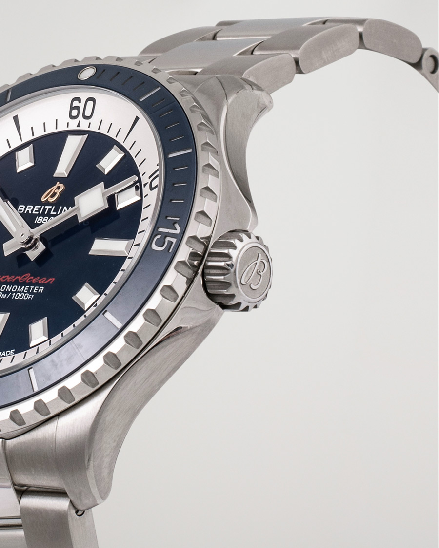 Mies | Breitling Pre-Owned Superocean 42 A17375 Silver | Breitling Pre-Owned | Superocean 42 A17375 Silver