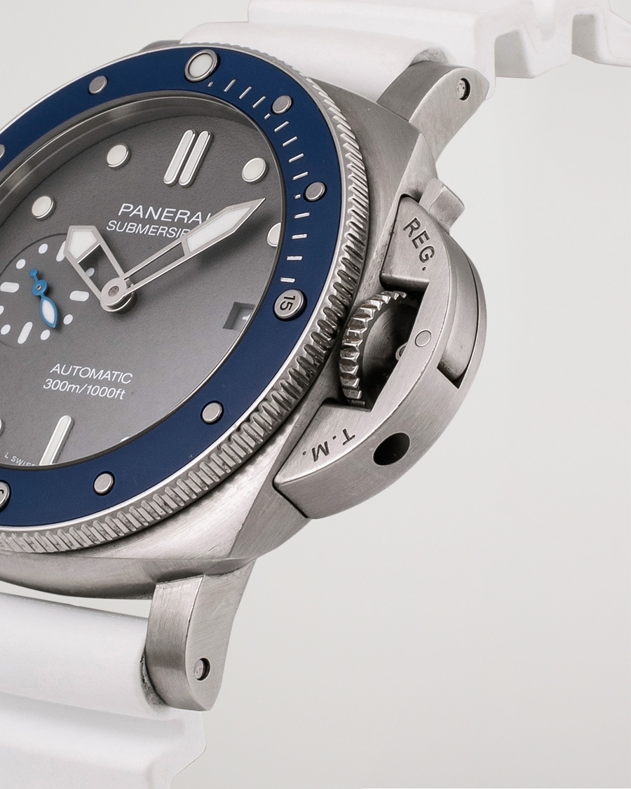 Mies | Panerai Pre-Owned Luminor Submersible PAM 00959 Silver | Panerai Pre-Owned | Luminor Submersible PAM 00959 Silver
