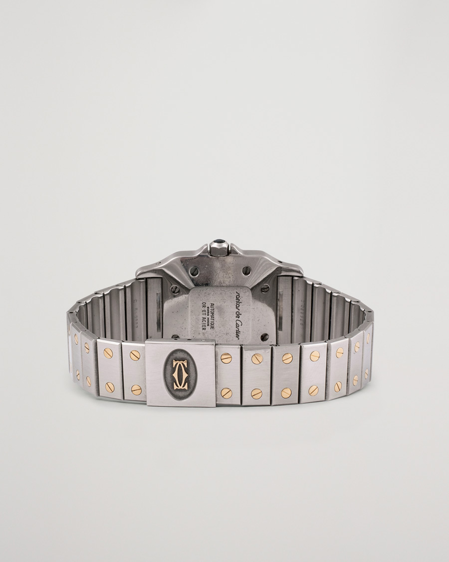 Mies | Cartier Pre-Owned Santos Galbée 2961 Silver | Cartier Pre-Owned | Santos Galbée 2961 Silver