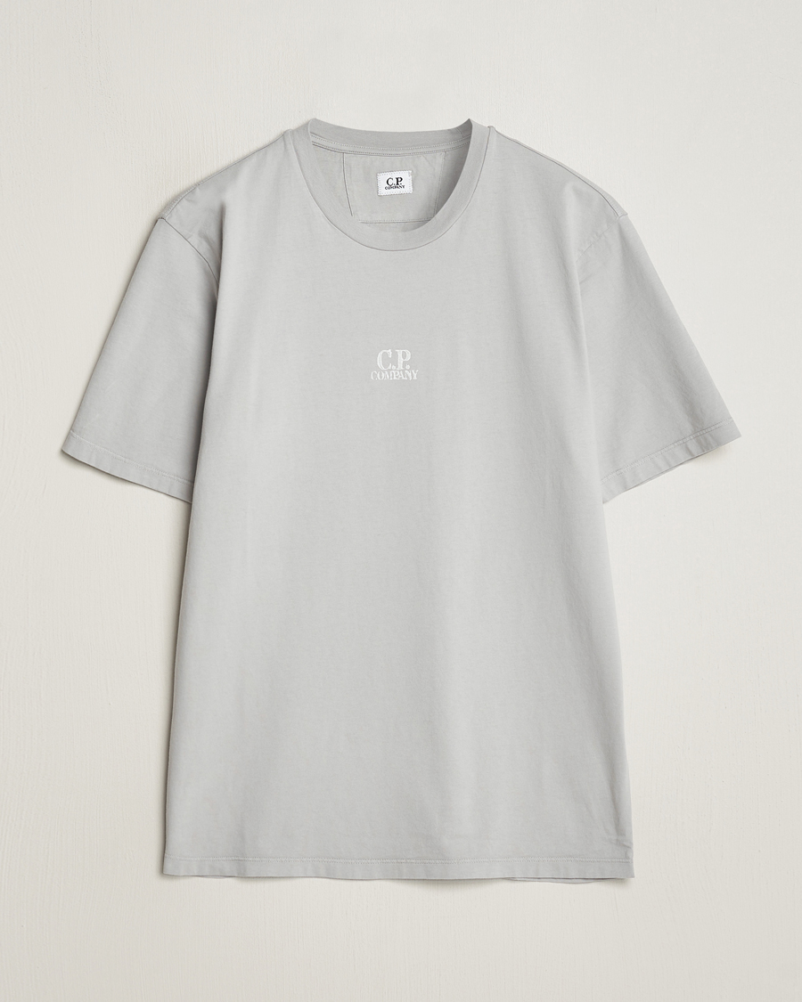 Mies | T-paidat | C.P. Company | Short Sleeve Hand Printed T-Shirt Grey
