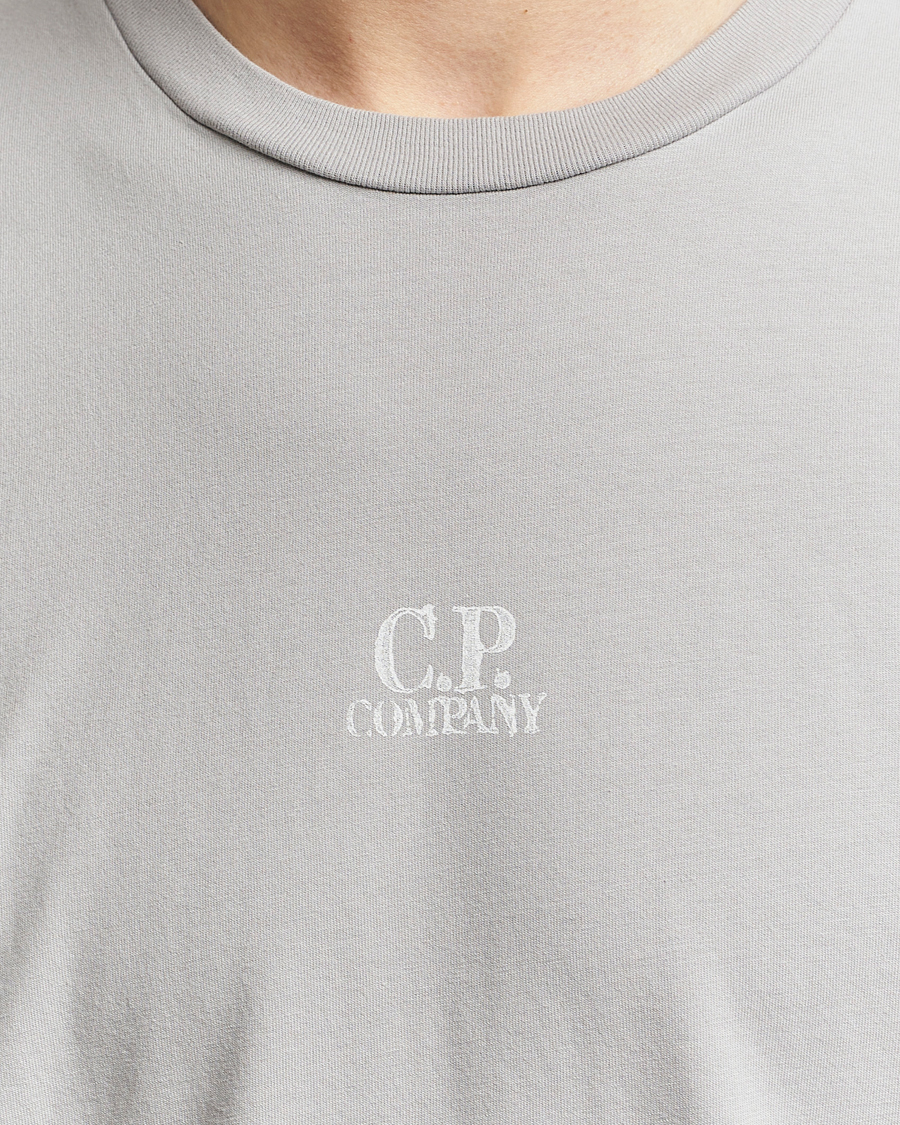 Mies | T-paidat | C.P. Company | Short Sleeve Hand Printed T-Shirt Grey