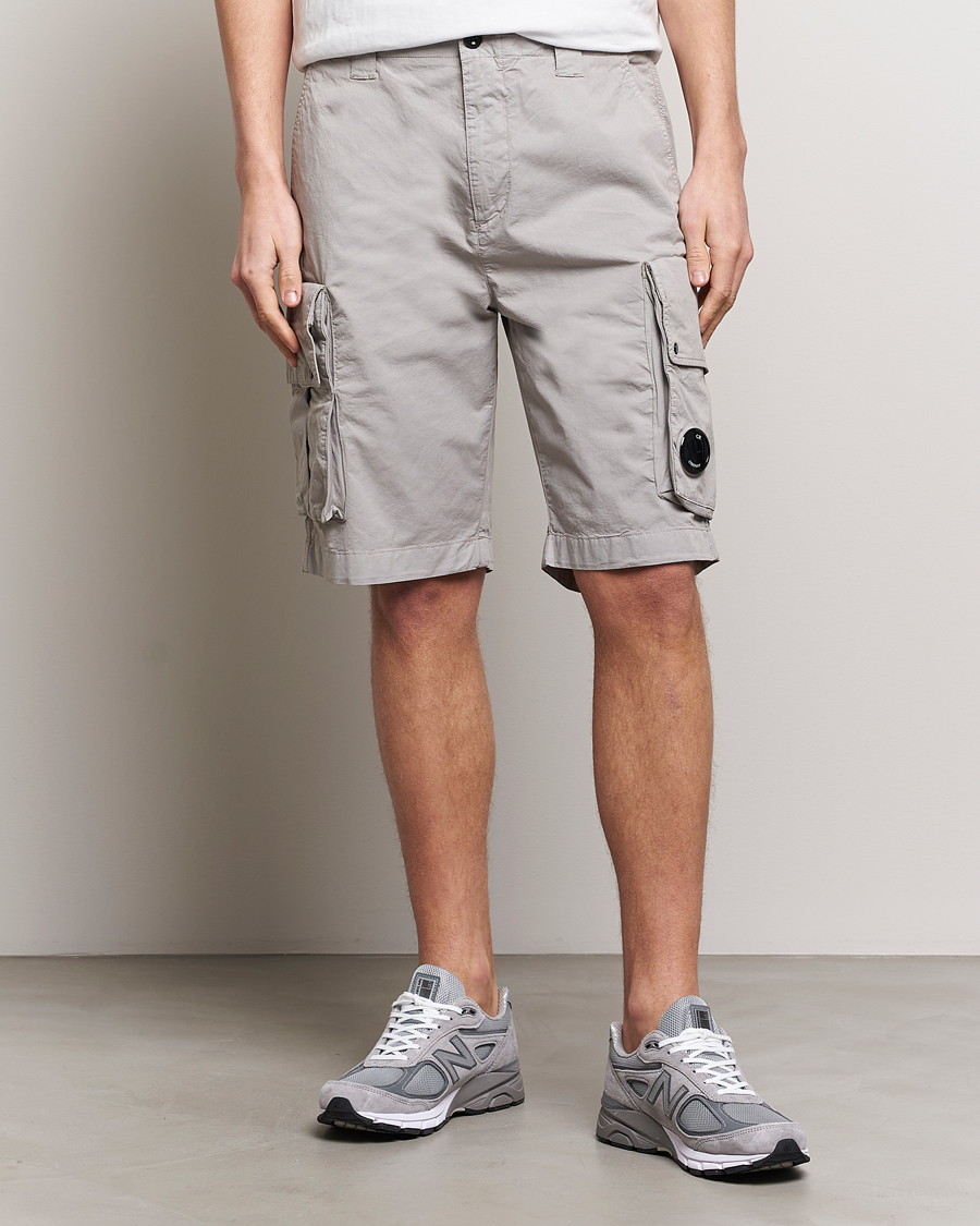 Mies | Shortsit | C.P. Company | Twill Stretch Cargo Shorts Grey