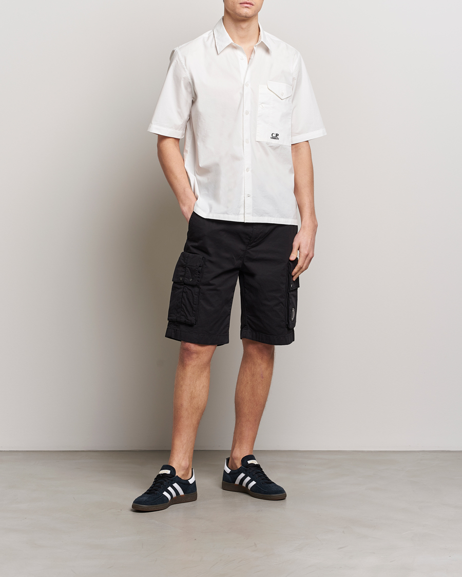 Mies | Shortsit | C.P. Company | Twill Stretch Cargo Shorts Black