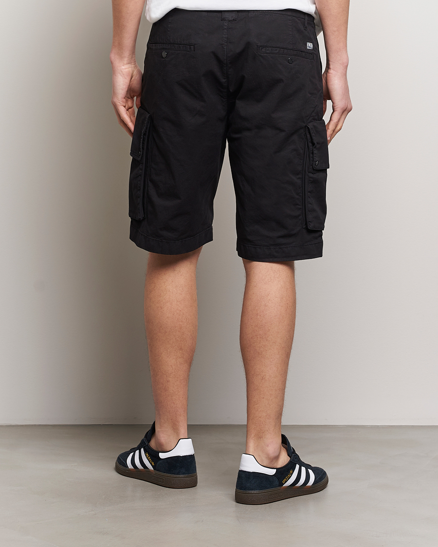 Mies | Shortsit | C.P. Company | Twill Stretch Cargo Shorts Black
