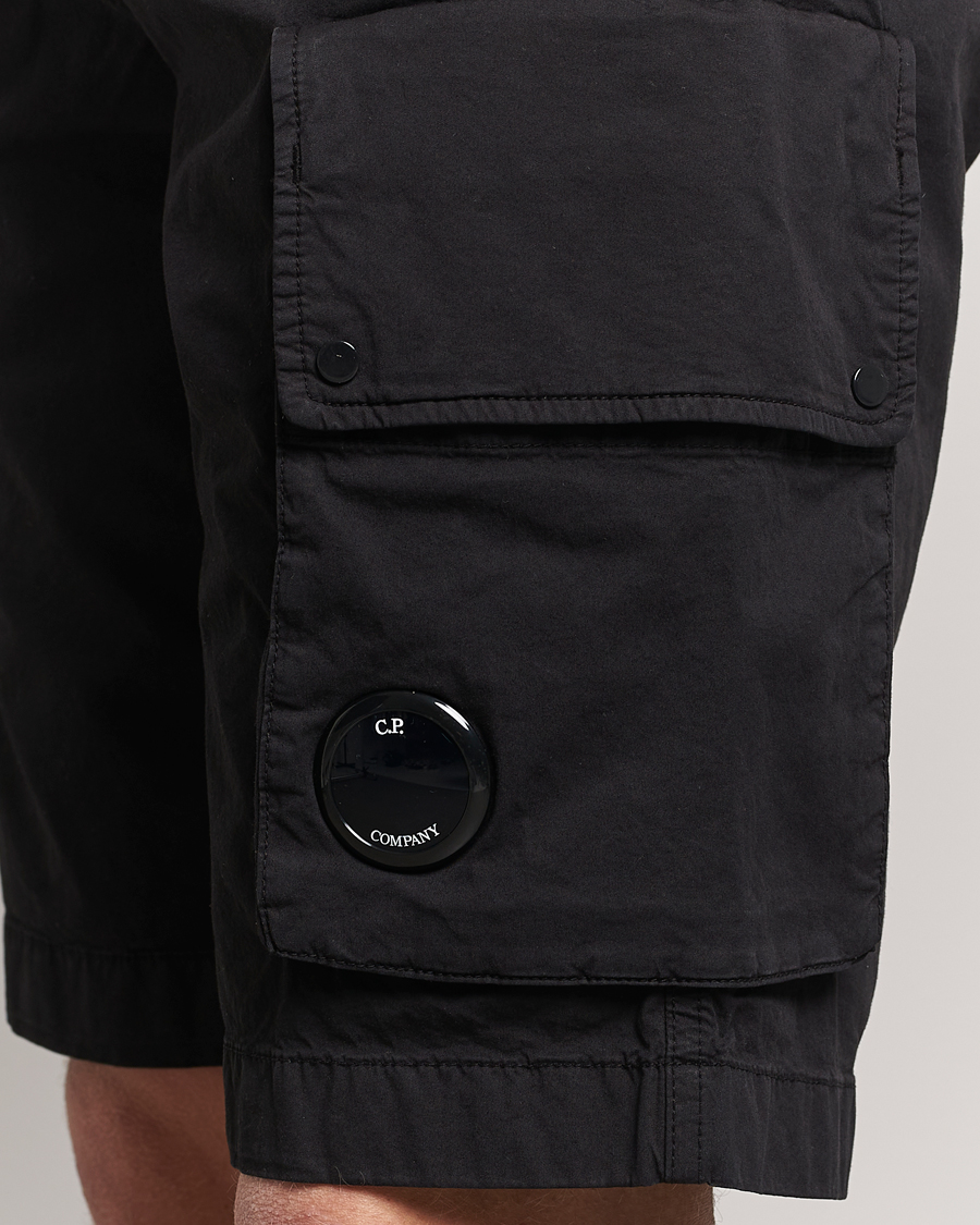 Mies | Shortsit | C.P. Company | Twill Stretch Cargo Shorts Black