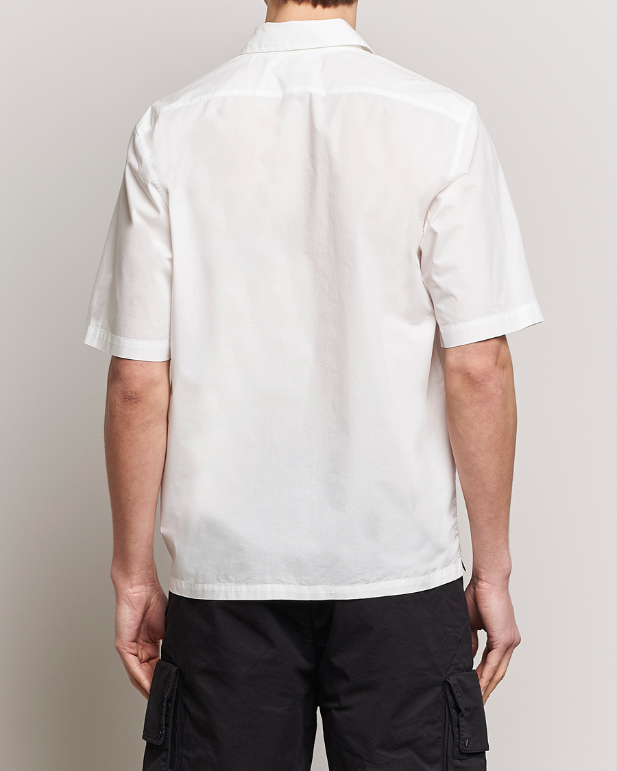 Mies | Kauluspaidat | C.P. Company | Short Sleeve Popline Shirt White