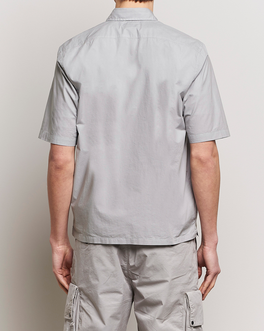 Mies | Kauluspaidat | C.P. Company | Short Sleeve Popline Shirt Grey