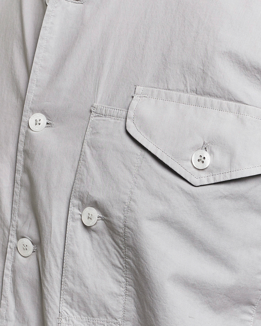 Mies | Kauluspaidat | C.P. Company | Short Sleeve Popline Shirt Grey