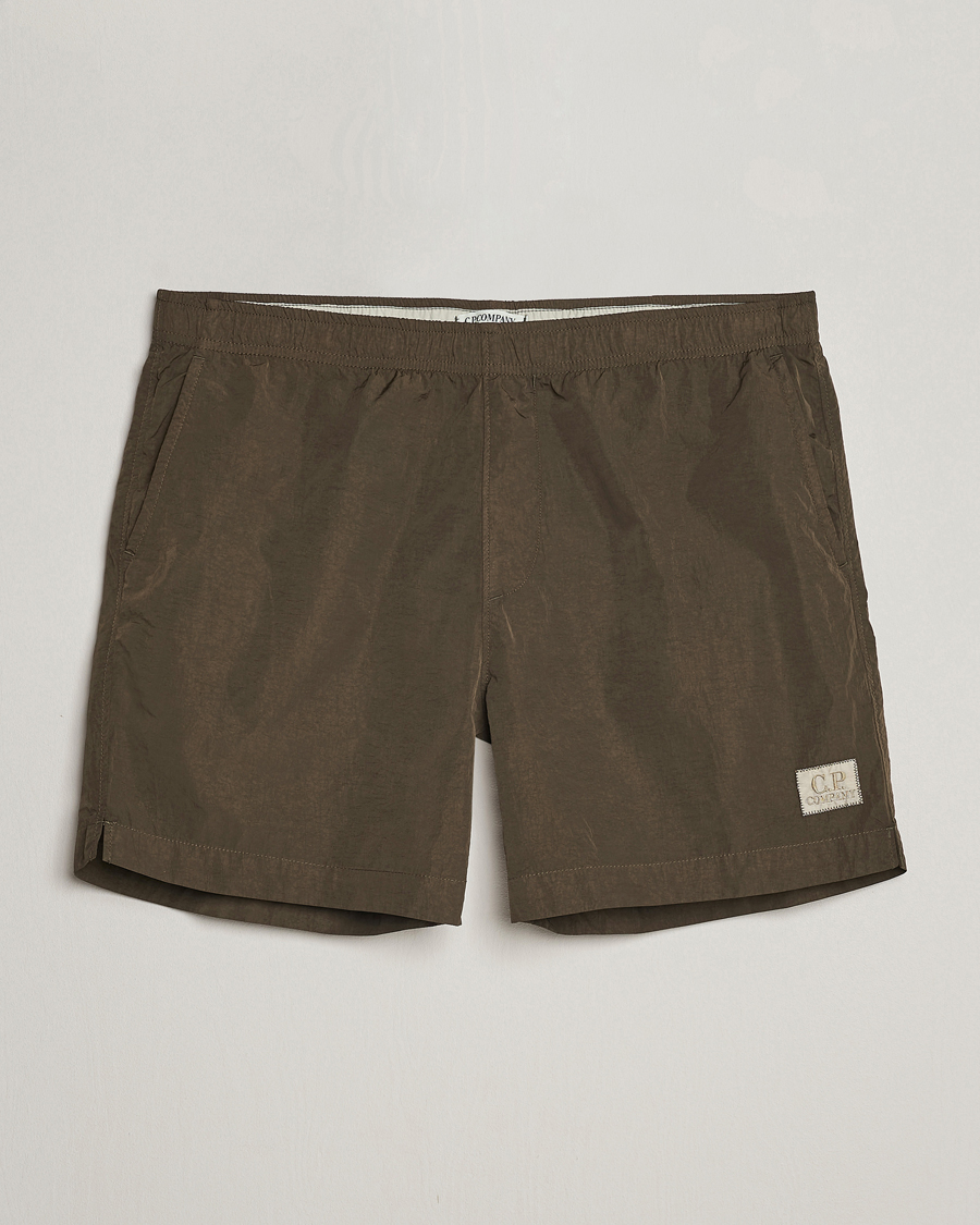 Mies | Uimahousut | C.P. Company | Eco Chrome-R Swimshorts Dark Olive
