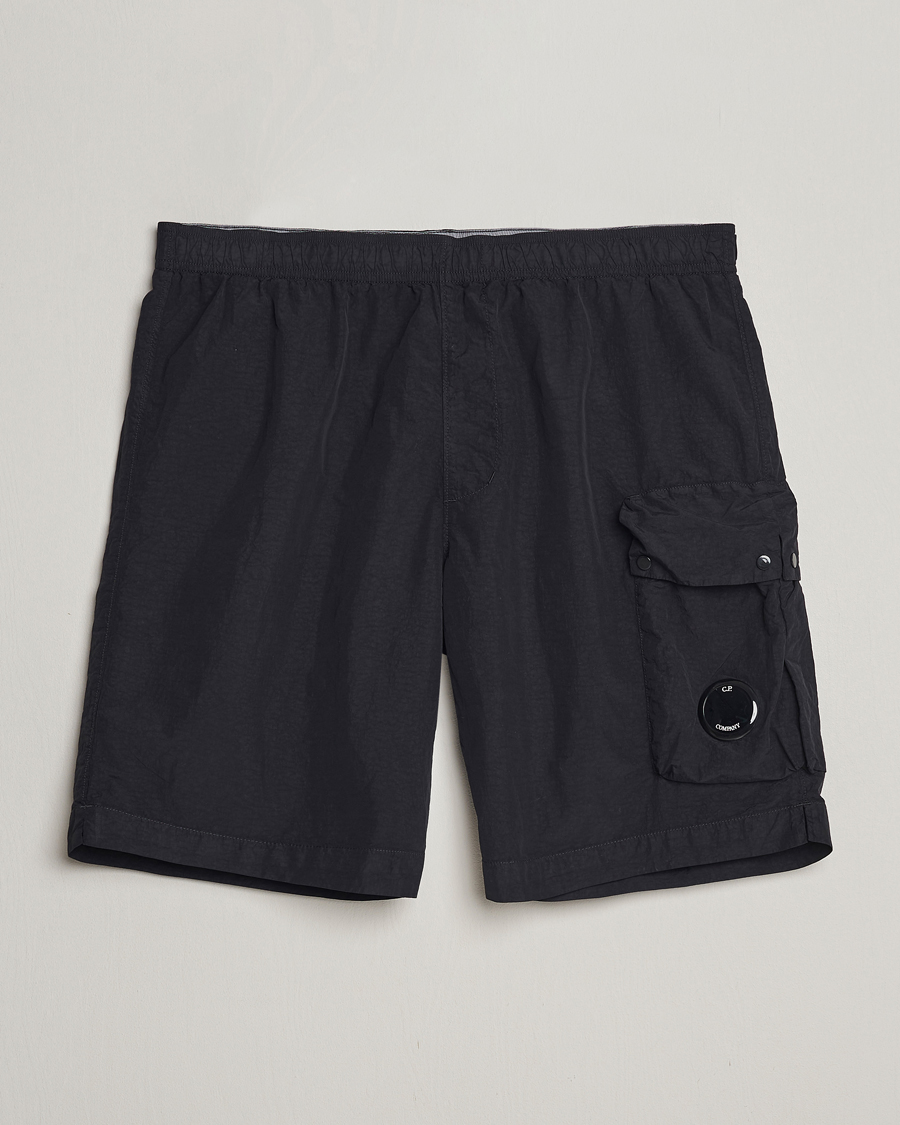 Mies | Uimahousut | C.P. Company | Flatt Nylon Cargo Swimshorts Black