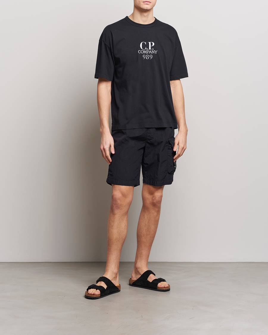 Mies | Uimahousut | C.P. Company | Flatt Nylon Cargo Swimshorts Black