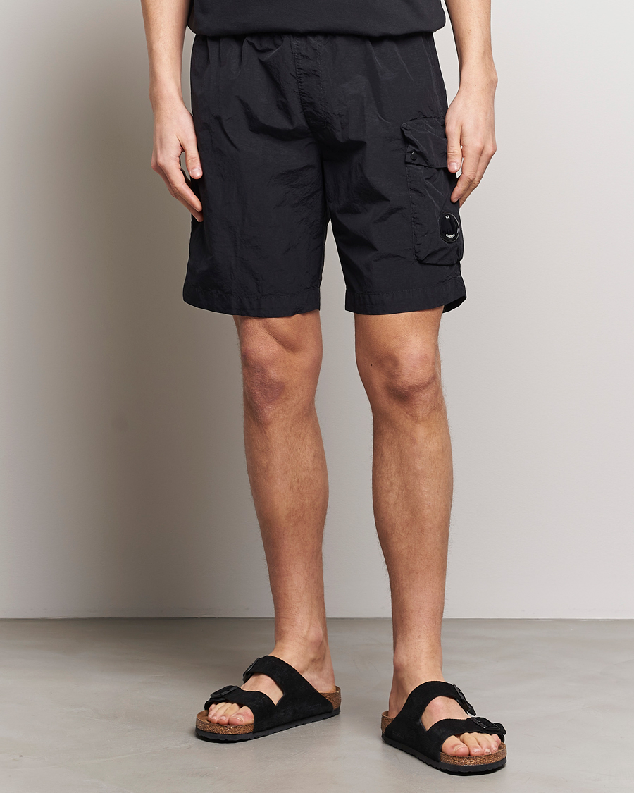 Mies | Uimahousut | C.P. Company | Flatt Nylon Cargo Swimshorts Black