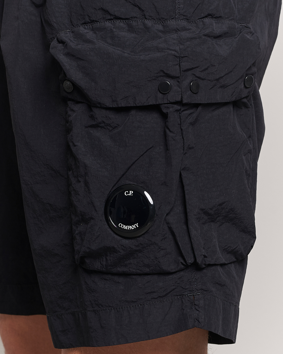 Mies | Uimahousut | C.P. Company | Flatt Nylon Cargo Swimshorts Black