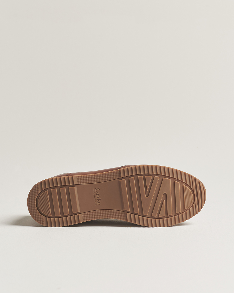 Mies | Tennarit | Loake Shoemakers | Bannister Leather Running Sneaker Cedar
