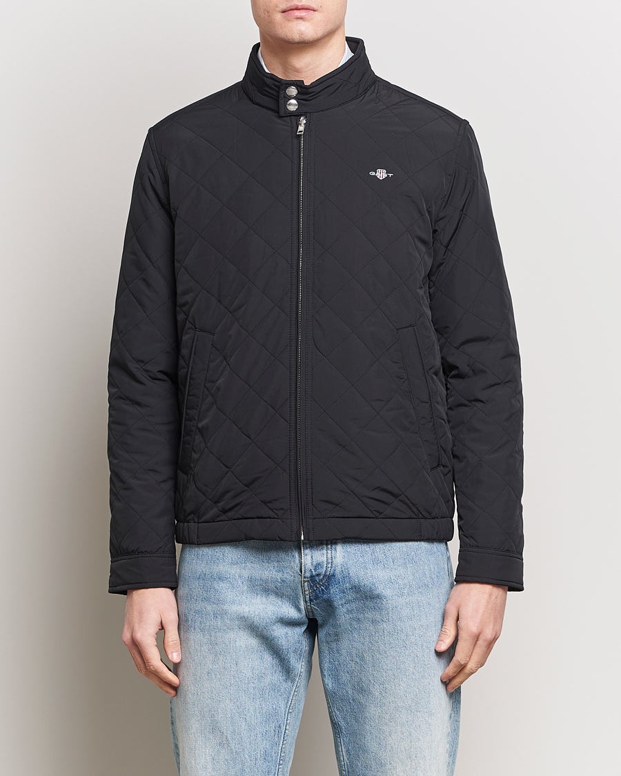 Mies |  | GANT | The Quilted Windcheater Black