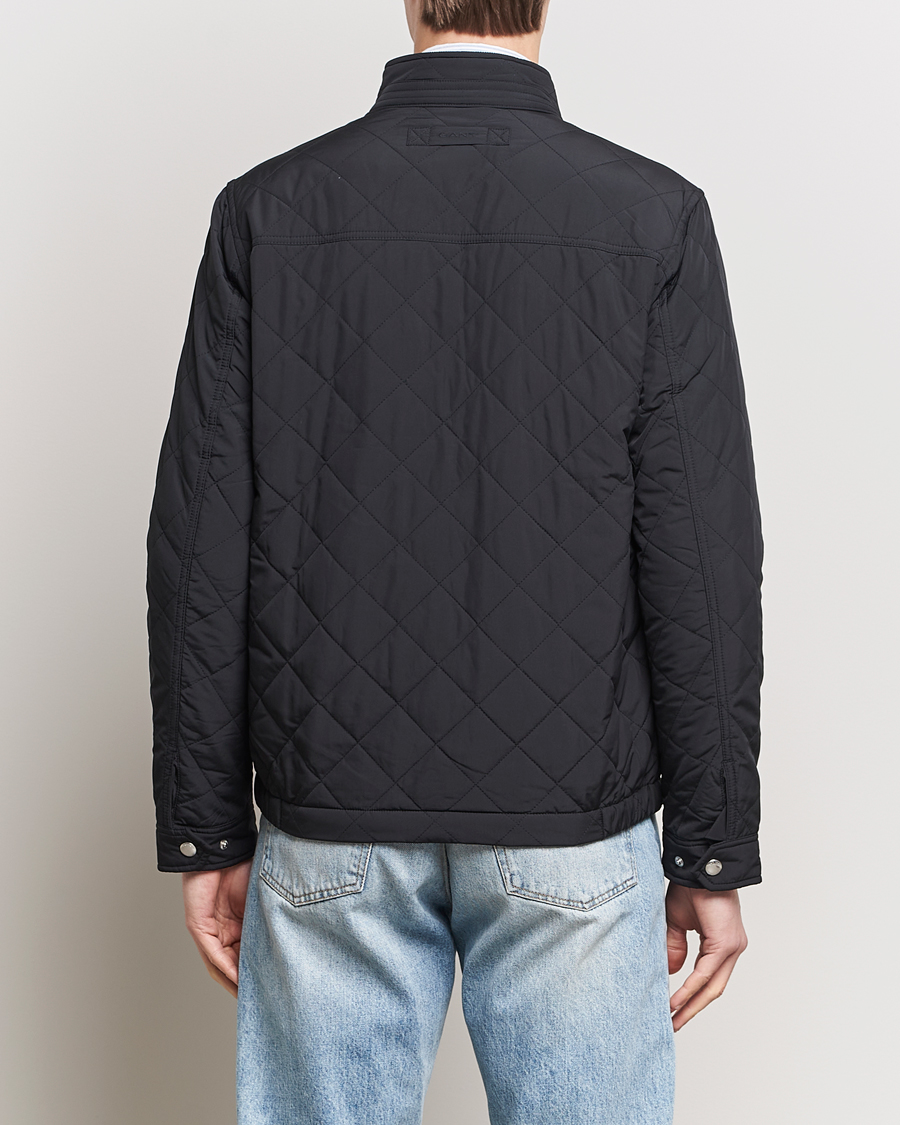 Mies | Takit | Gant | The Quilted Windcheater Black