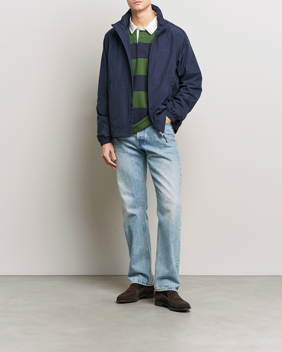 Mies | Takit | GANT | Light Nylon Windcheater Evening Blue