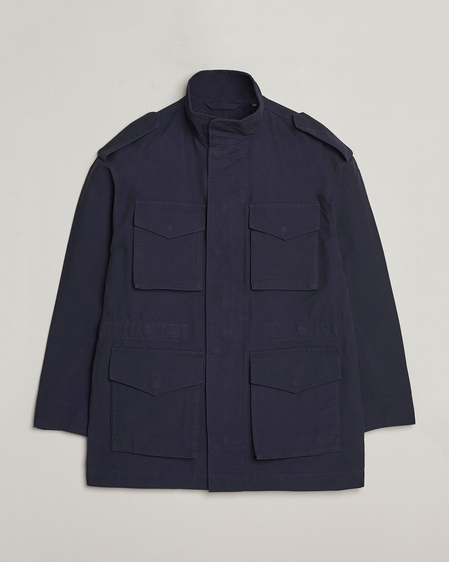 Mies | Takit | GANT | Cotton Field Jacket Evening Blue