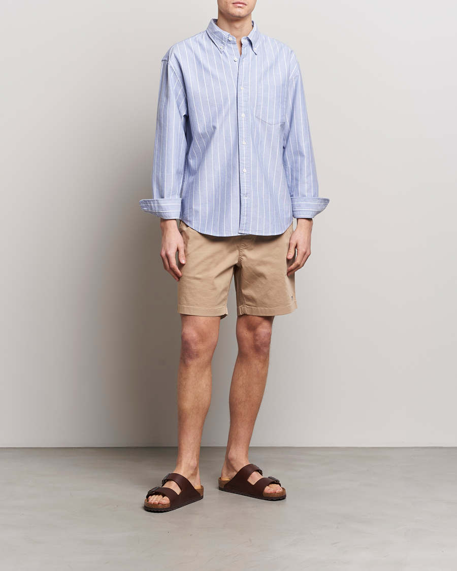 Mies | Kauluspaidat | GANT | Relaxed Fit Heritage Striped Oxford Shirt Blue/White