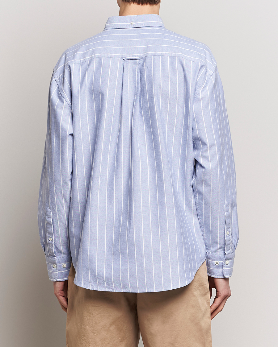 Mies | Kauluspaidat | GANT | Relaxed Fit Heritage Striped Oxford Shirt Blue/White