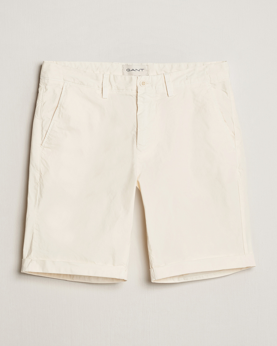 Mies | Shortsit | GANT | Regular Sunbleached Shorts Cream