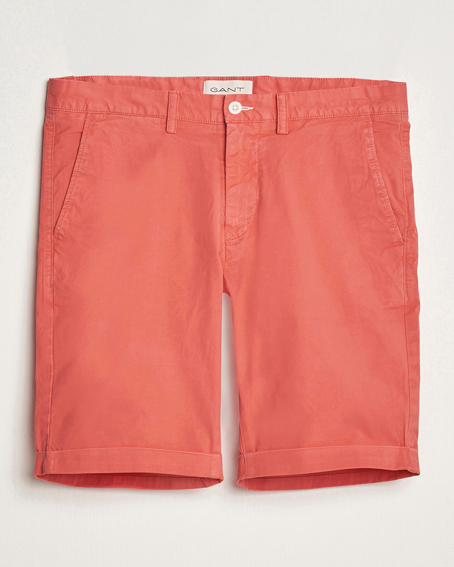 Mies | Shortsit | GANT | Regular Sunbleached Shorts Sunset Pink
