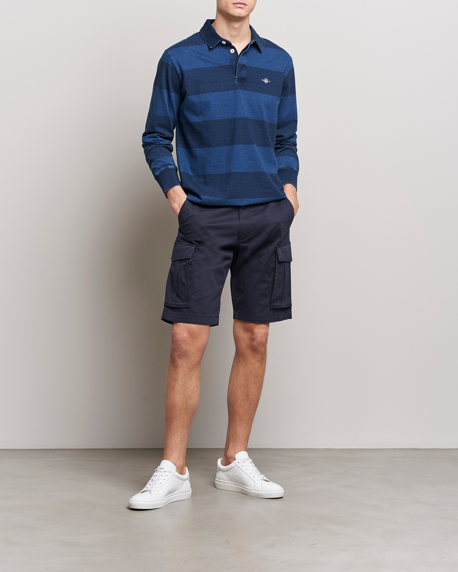 Mies | Shortsit | Gant | Relaxed Twill Cargo Shorts Marine