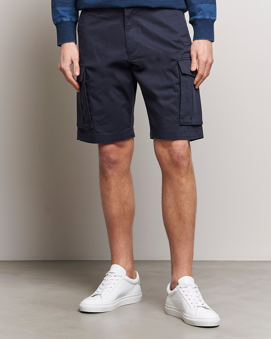Mies | Shortsit | Gant | Relaxed Twill Cargo Shorts Marine