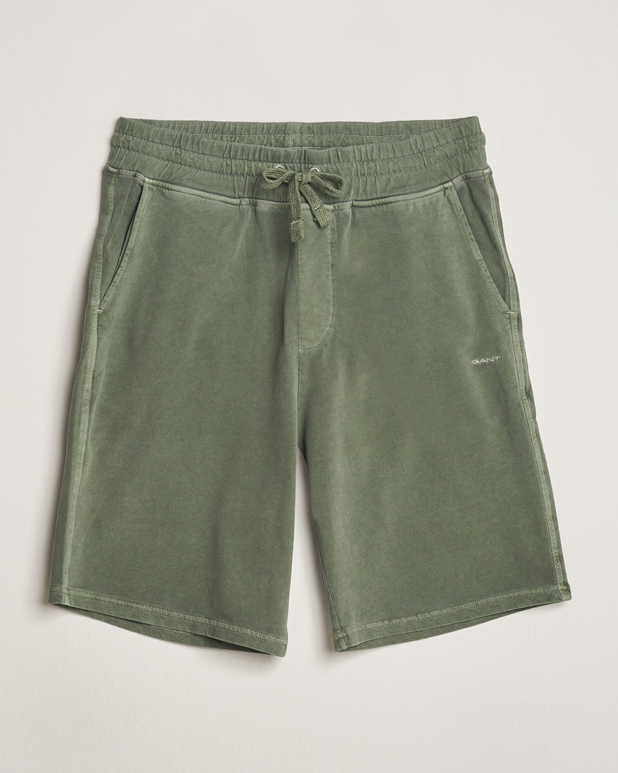Mies | Shortsit | GANT | Sunbleached Sweatshorts Pine Green