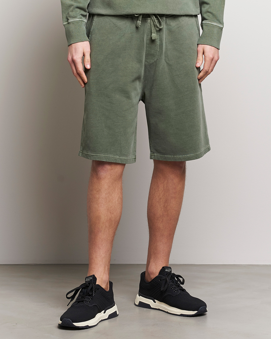 Mies | Shortsit | GANT | Sunbleached Sweatshorts Pine Green