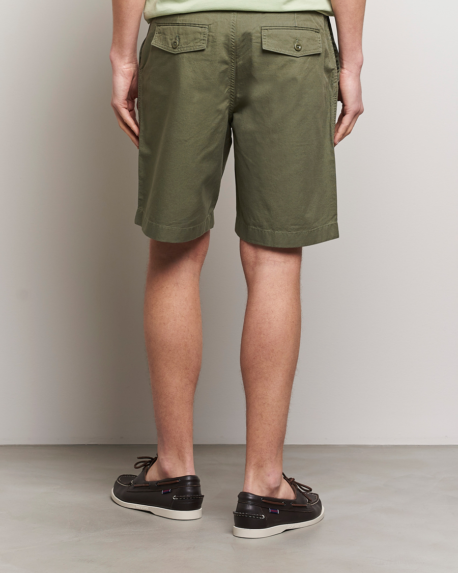 Mies | Shortsit | GANT | Cotton/Linen Shorts Four Leaf Clover