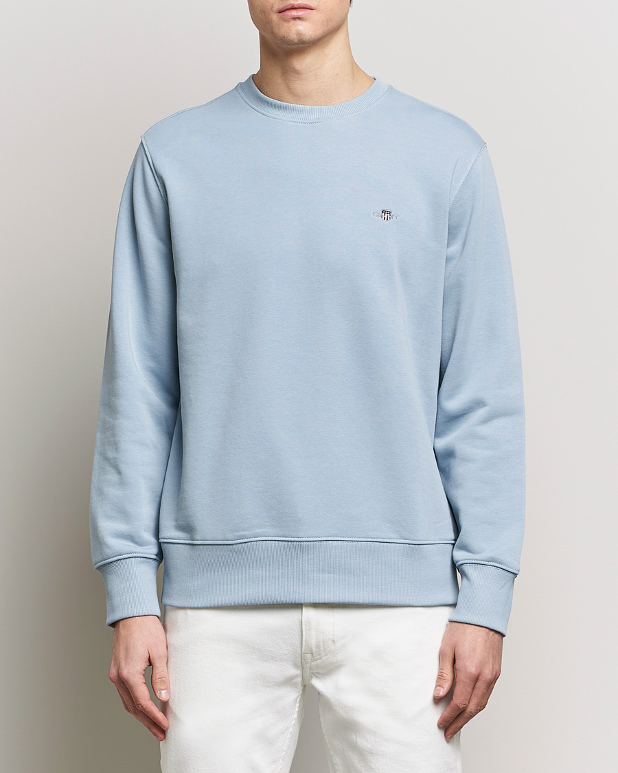 Mies | Puserot | GANT | Original Crew Neck Sweatshirt Dove Blue