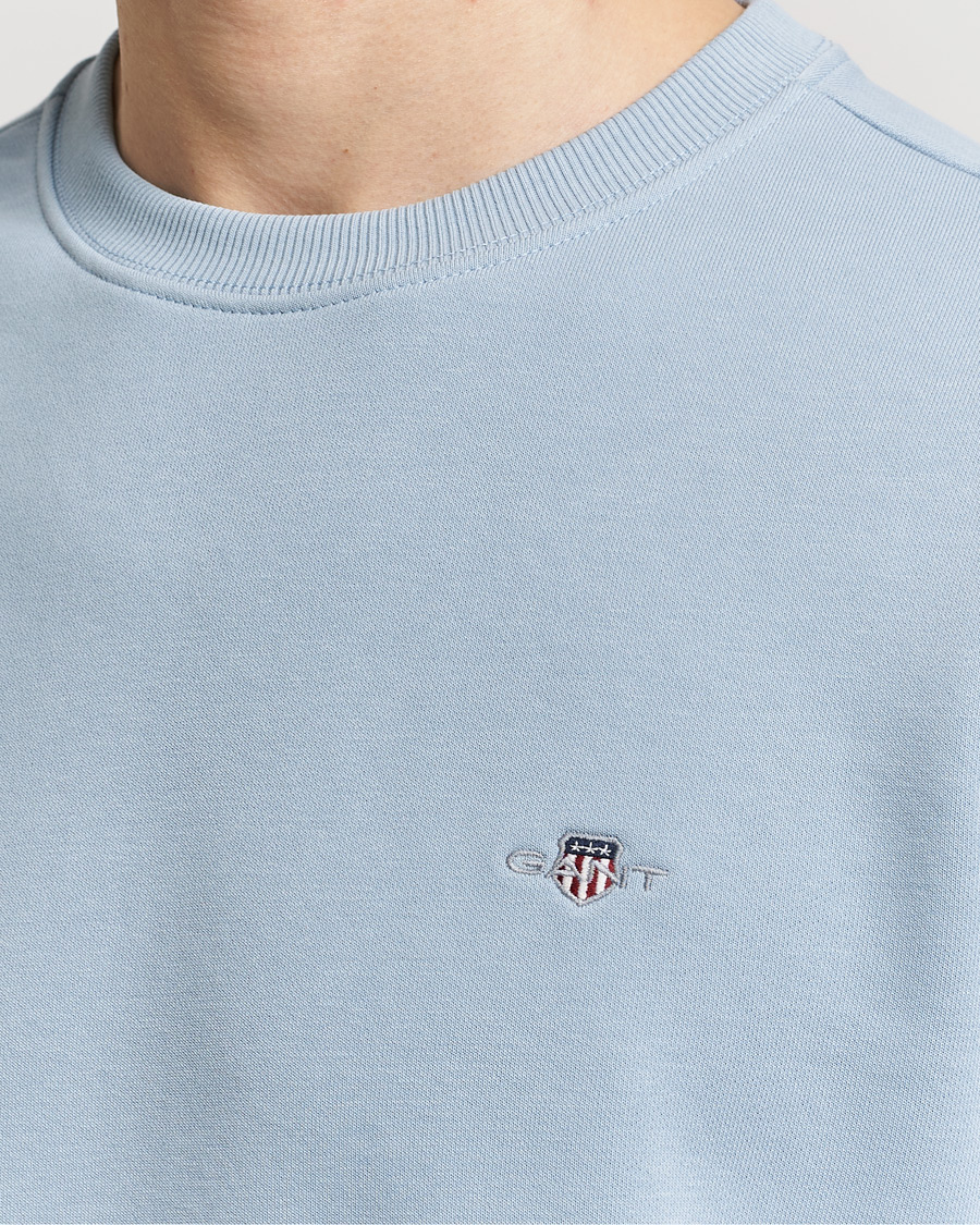 Mies | Puserot | GANT | Original Crew Neck Sweatshirt Dove Blue