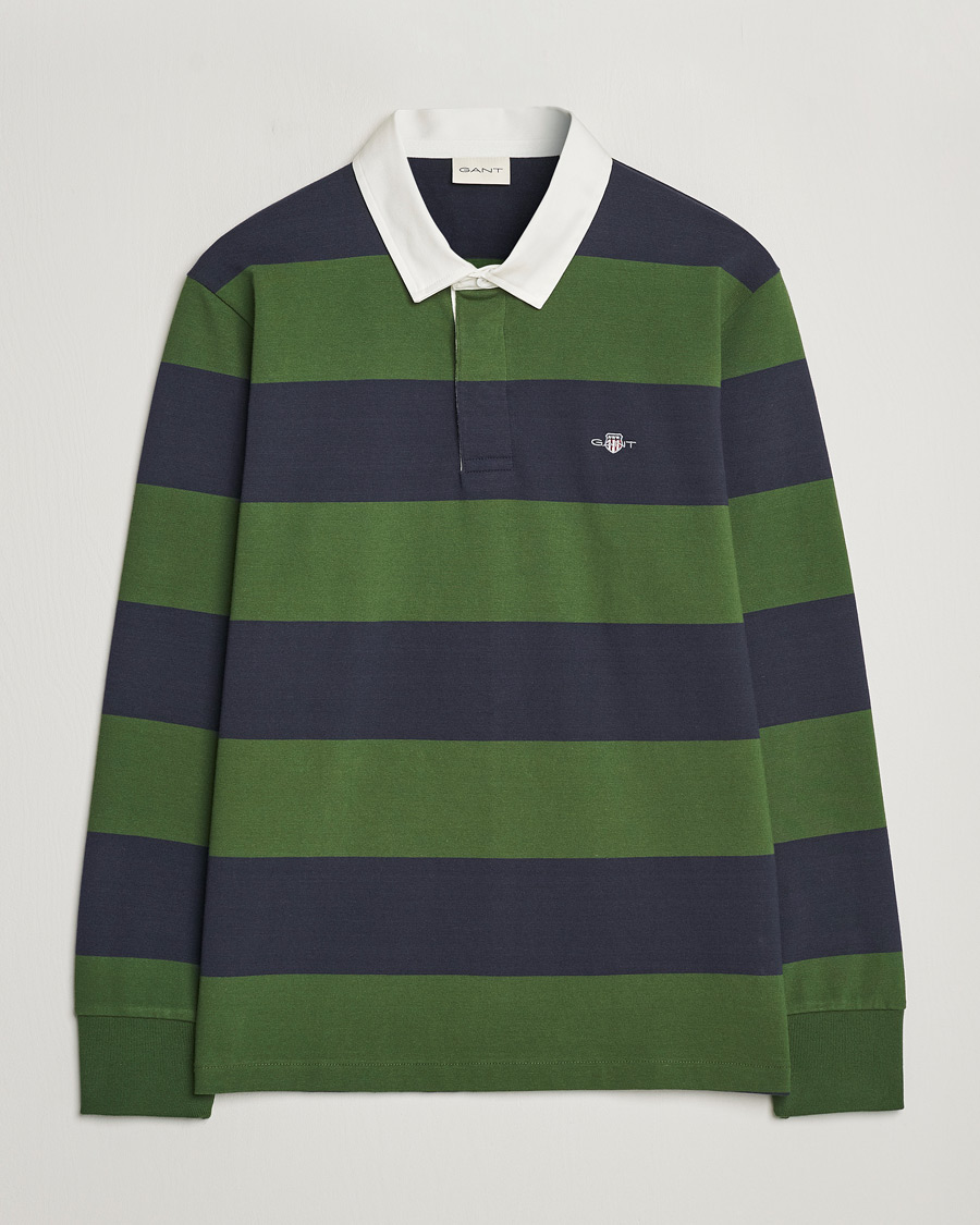 Mies | Puserot | GANT | Barstriped Rugger Pine Green/Navy
