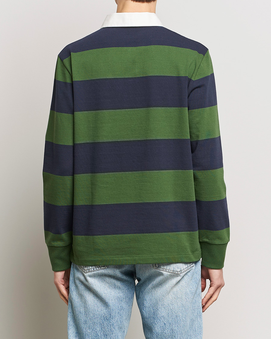Mies | Puserot | GANT | Barstriped Rugger Pine Green/Navy