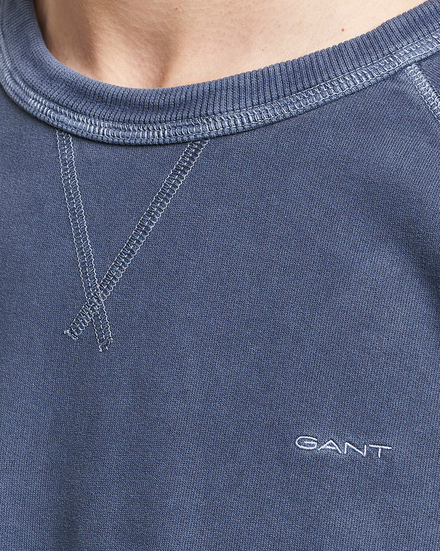 Mies | Puserot | GANT | Sunbleached Crew Neck Sweatshirt Dusty Blue Sea