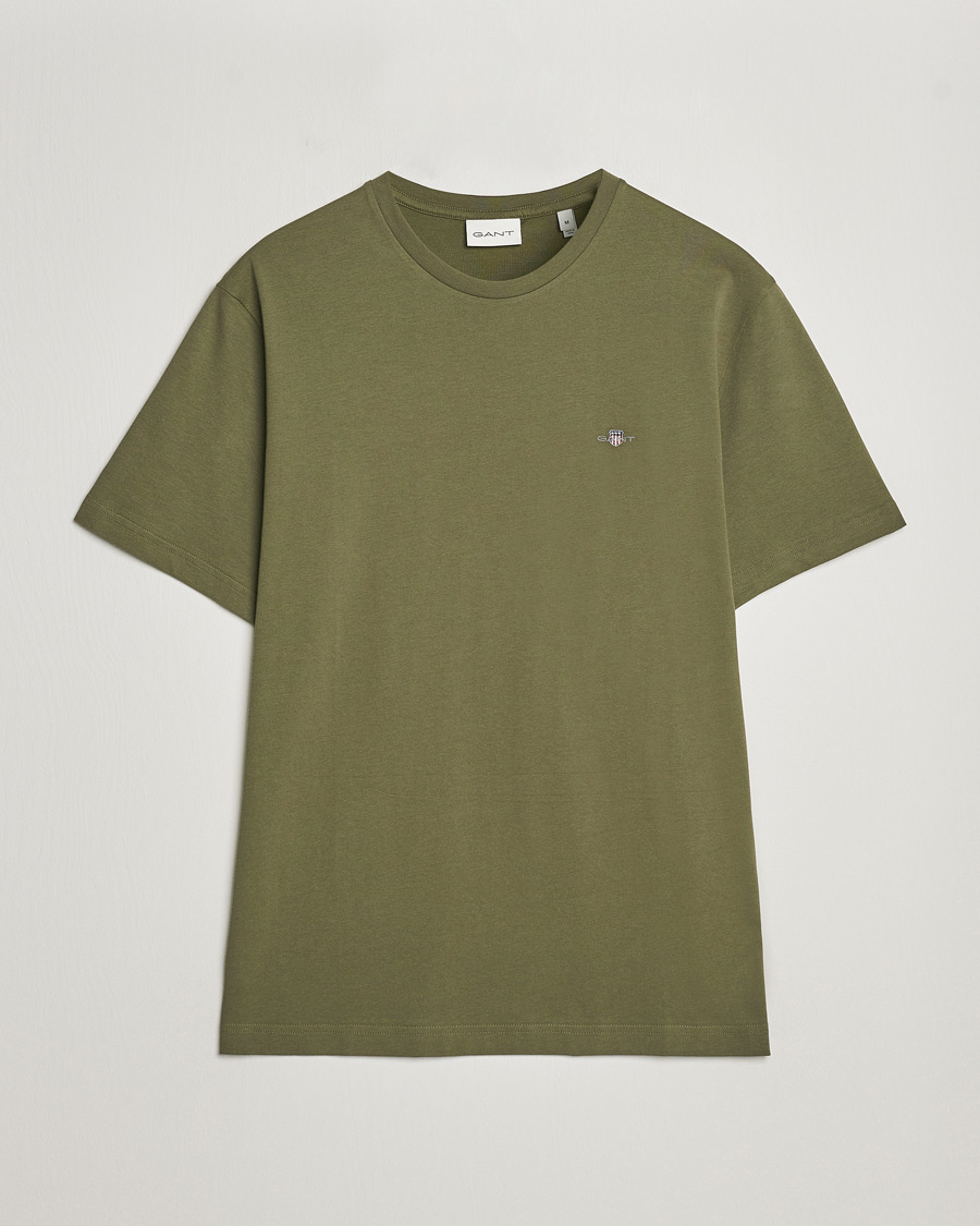 Mies | T-paidat | GANT | The Original T-Shirt Juniper Green