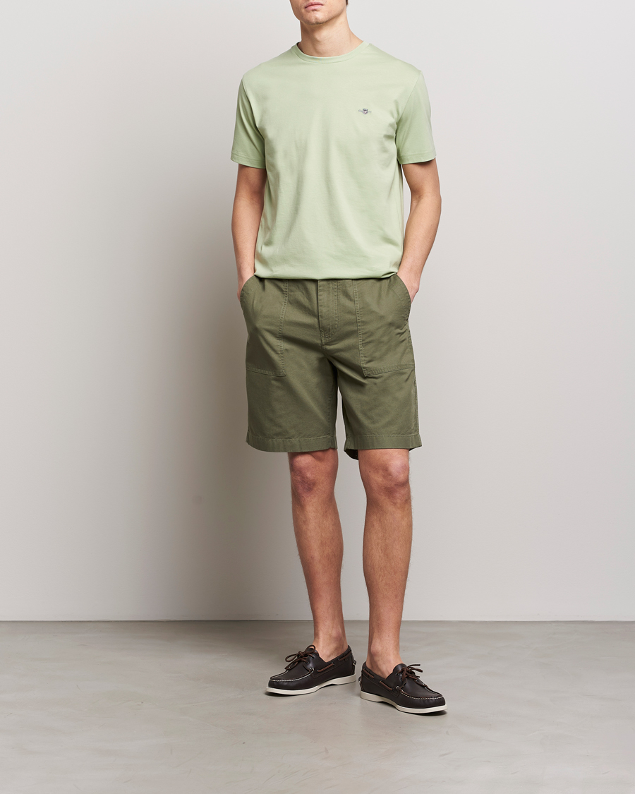 Mies | T-paidat | GANT | The Original T-Shirt Milky Matcha