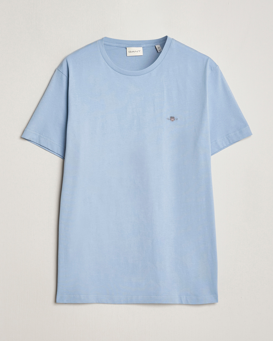 Mies | T-paidat | GANT | The Original T-Shirt Dove Blue