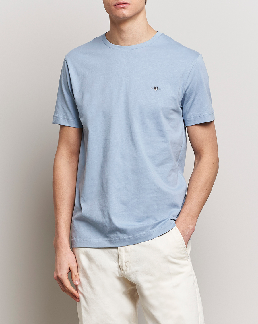 Mies | T-paidat | GANT | The Original T-Shirt Dove Blue