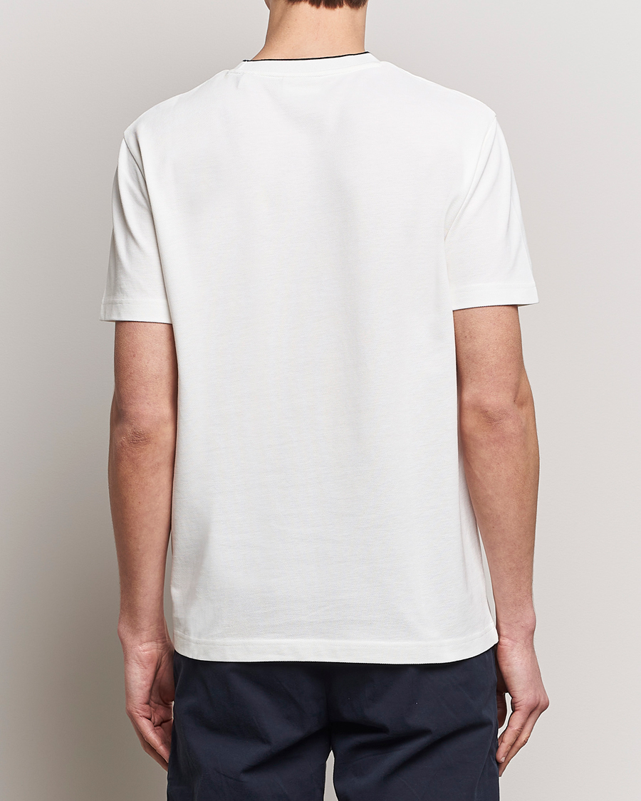Mies | T-paidat | GANT | Pique Crew Neck T-Shirt Eggshell