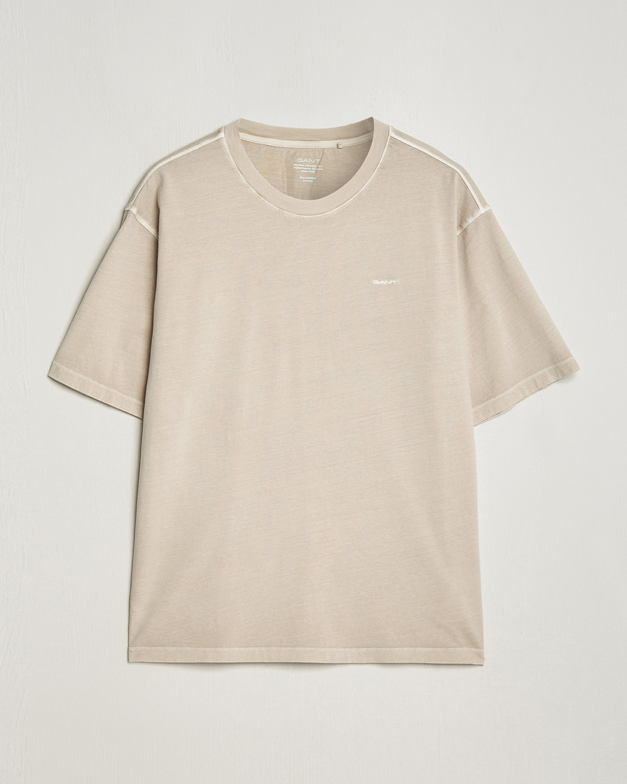 Mies | T-paidat | GANT | Sunbleached T-Shirt Silky Beige
