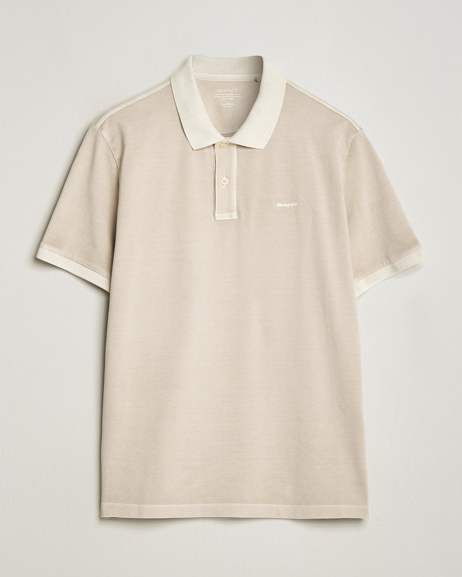 Mies | Pikeet | GANT | Sunbleached Polo Silky Beige