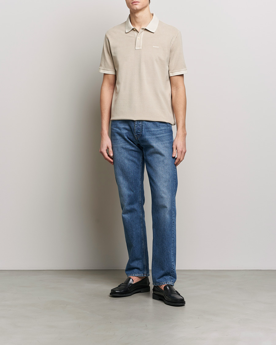 Mies | Pikeet | GANT | Sunbleached Polo Silky Beige