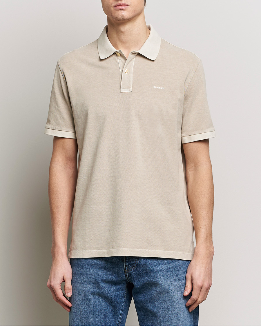 Mies | Pikeet | GANT | Sunbleached Polo Silky Beige