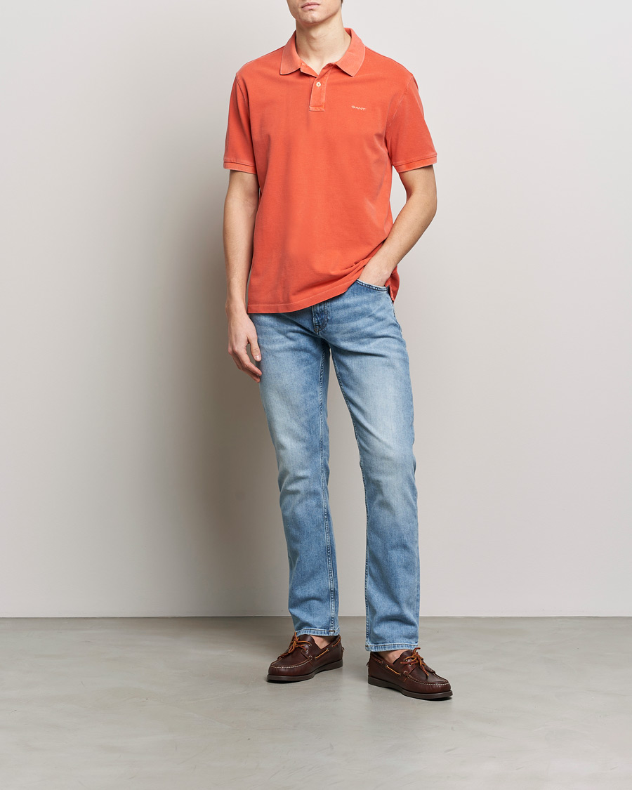 Mies | Pikeet | GANT | Sunbleached Polo Burnt Orange
