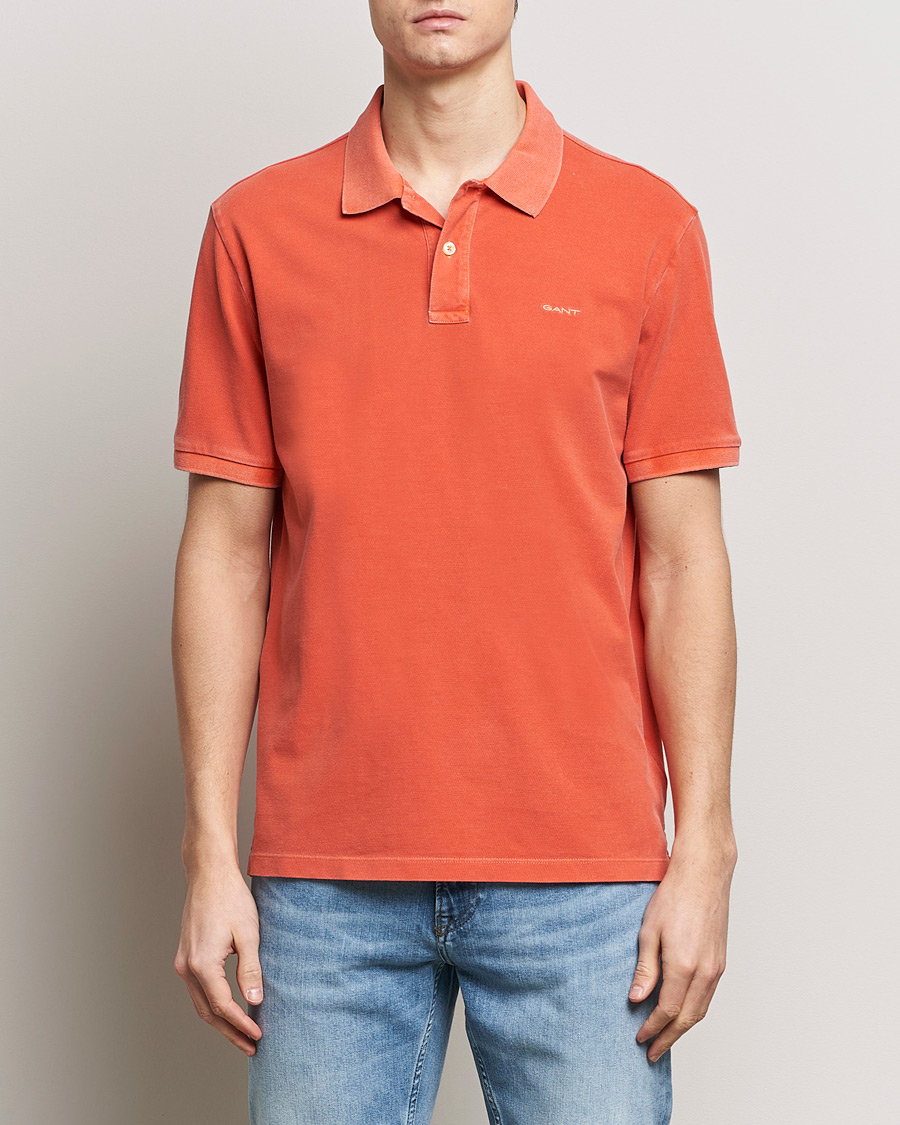 Mies | Pikeet | GANT | Sunbleached Polo Burnt Orange