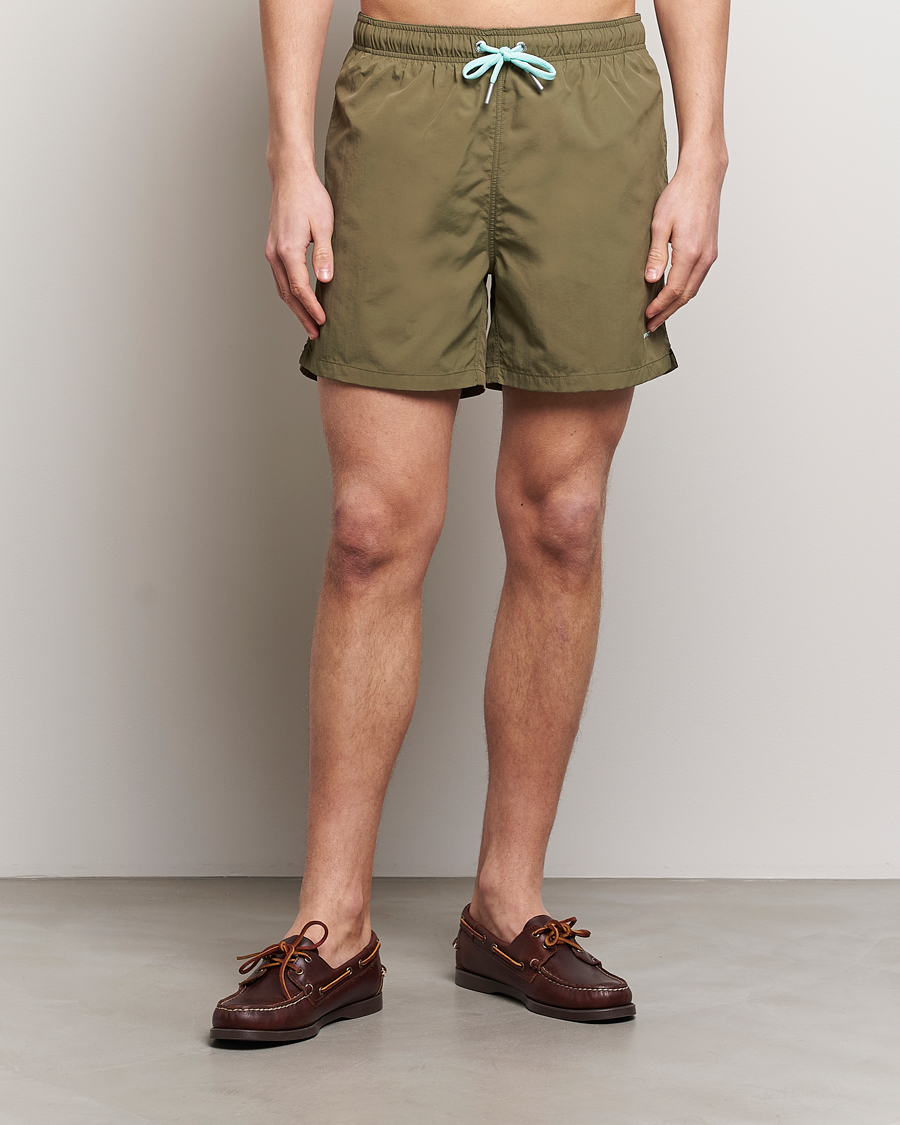 Mies | Uimahousut | GANT | Basic Swimshorts Juniper Green