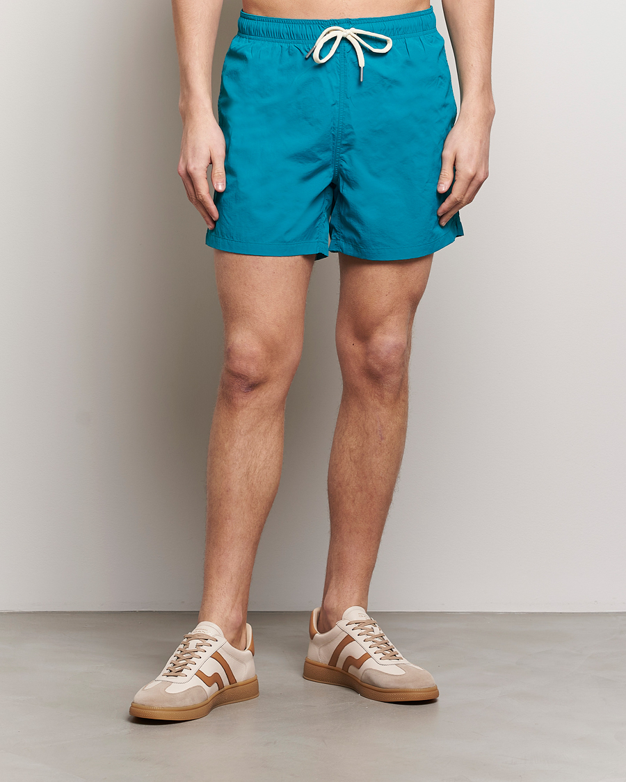 Mies | Uimahousut | Gant | Basic Swimshorts Ocean Turquoise