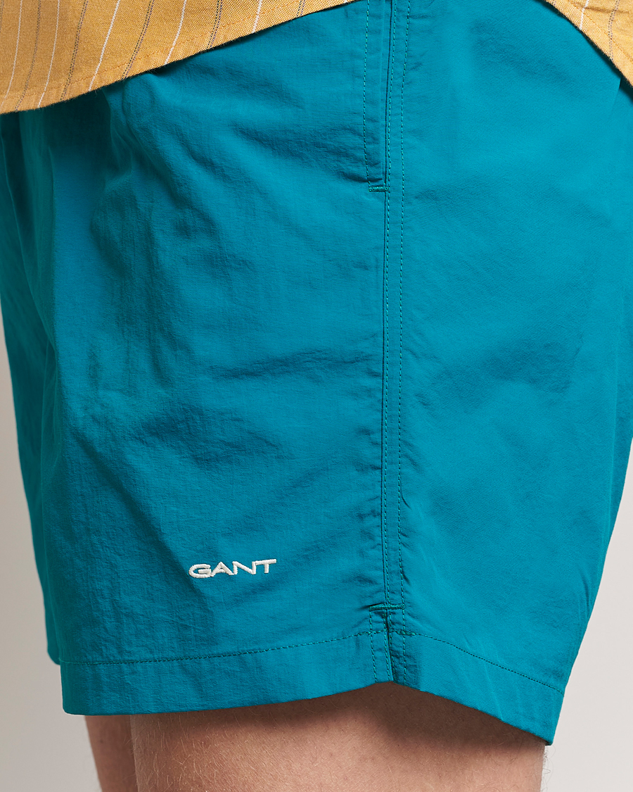 Mies | Uimahousut | Gant | Basic Swimshorts Ocean Turquoise